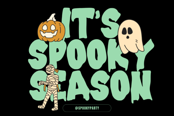 Creepy Spooky Font PNG with transparent background - Preview 4