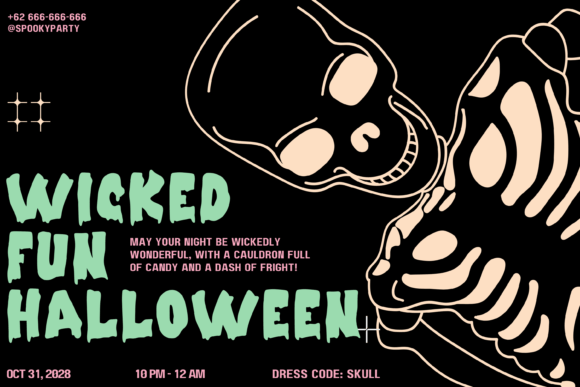Creepy Spooky Font PNG with transparent background - Preview 5