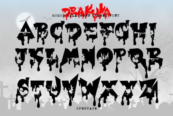 Drakula Font - Preview 1