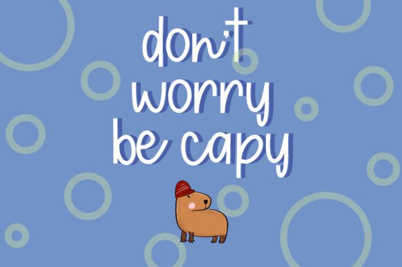 Friendly Capybara Font - Preview 2