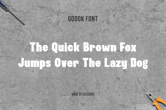 Godok Font - Preview 2