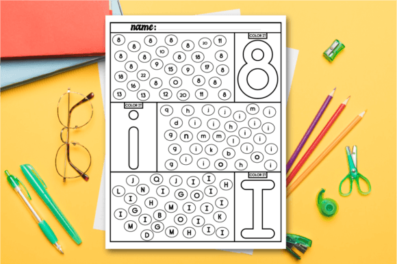 Number Recognition 8, Letter Recognition