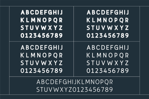 Perception Font PNG with transparent background - Preview 4