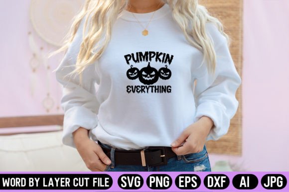 Pumpkin Everything SVG Design Grafika Rękodzieła Przez SVG Artfibers