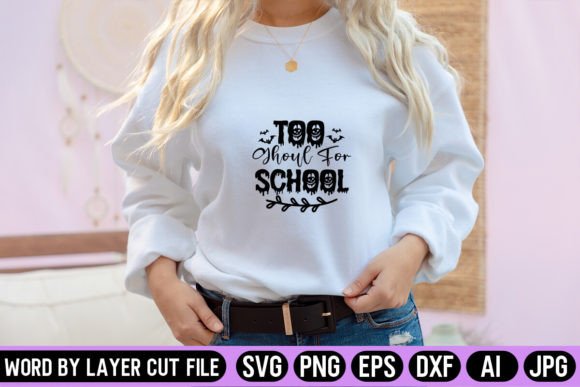 Too Ghoul for School SVG Design Graphic Crafts By SVG Artfibers