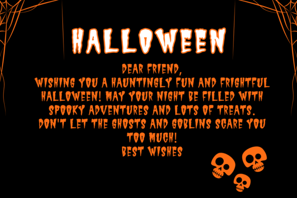 Happy Halloween Day Font - Preview 3
