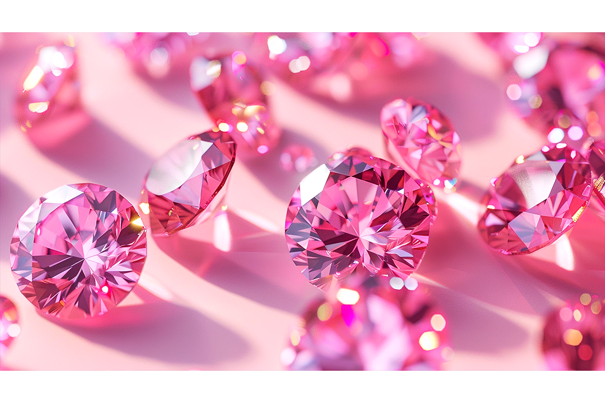 Pink Diamond Line High Angle Pink Diamonds Graphic by abusufiantaiub20191901 · Creative ...
