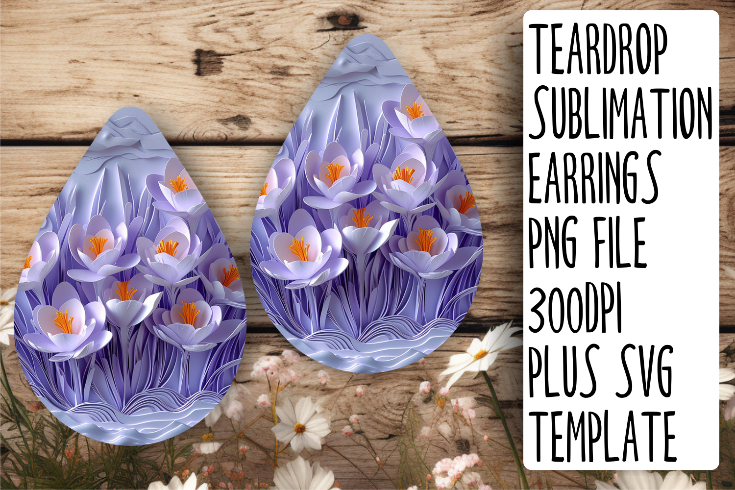 3D Floral Hole Design for Sublimation Graphic by digitaldarius ...