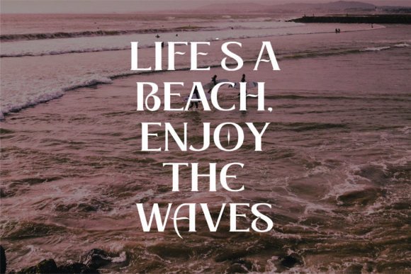 Beach Stone Font - Preview 2