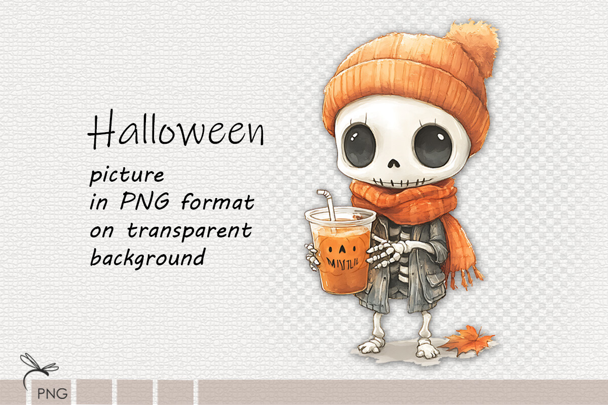 Cute Halloween Skeleton Graphic by Dragonart · Creative Fabrica