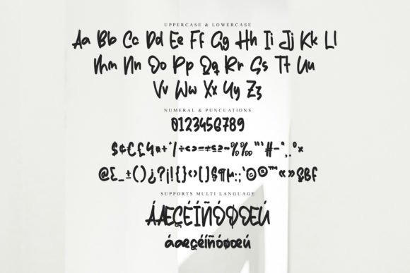 Dashing Rainbow Font - Preview 5