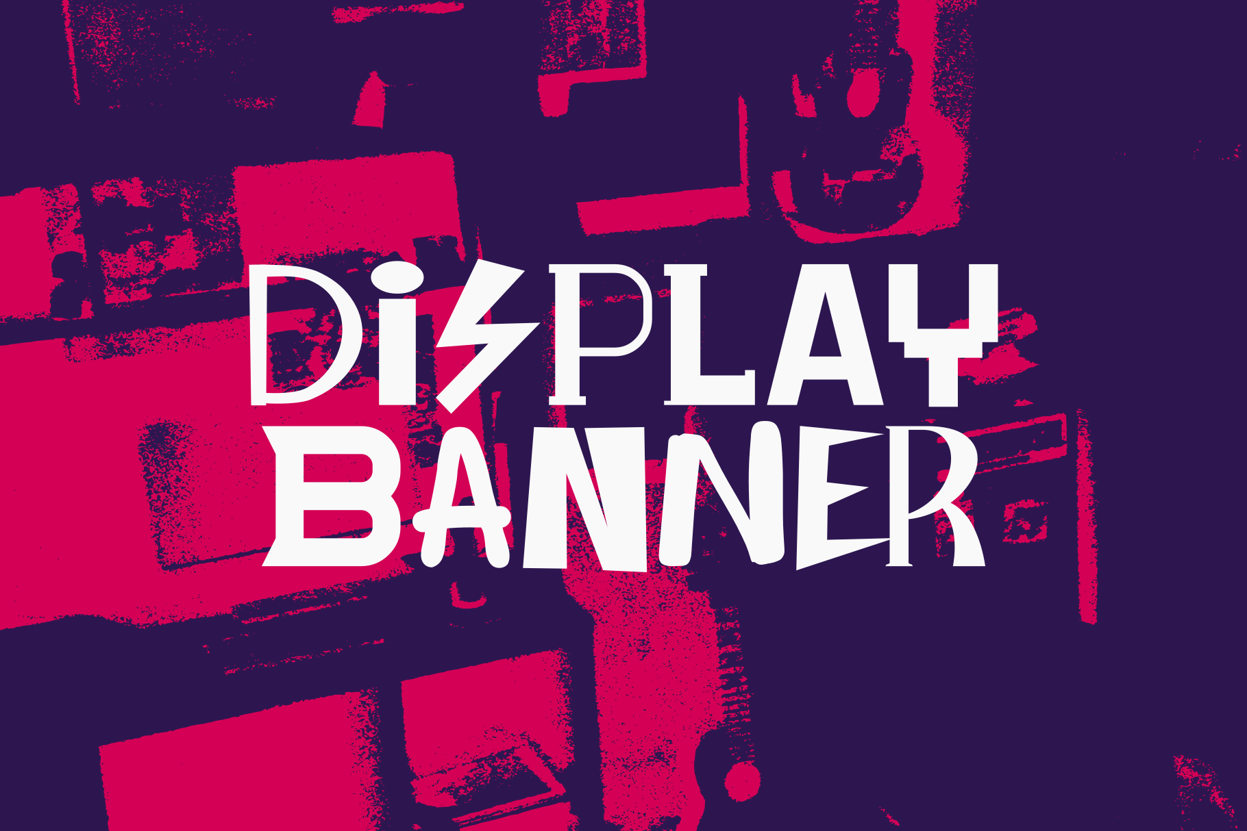 Display Banner Font by yktypstd · Creative Fabrica