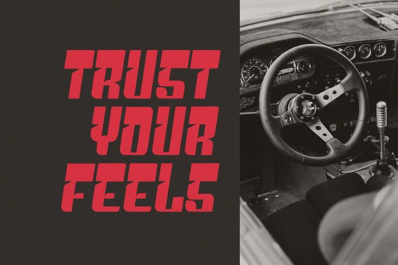 Drift out Font - Preview 1