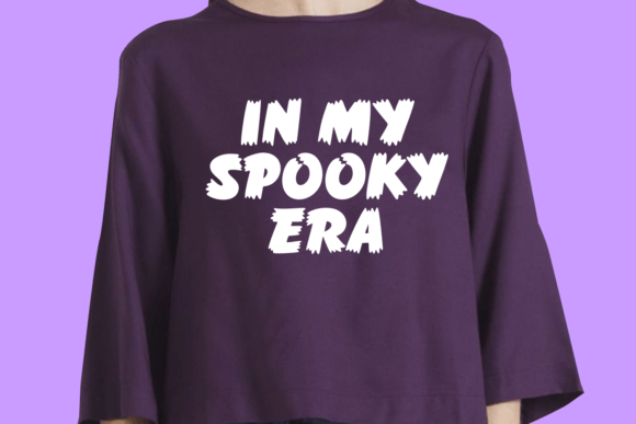 Freaky Ghost Font PNG with transparent background - Preview 2
