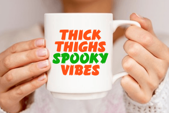 Freaky Ghost Font PNG with transparent background - Preview 3