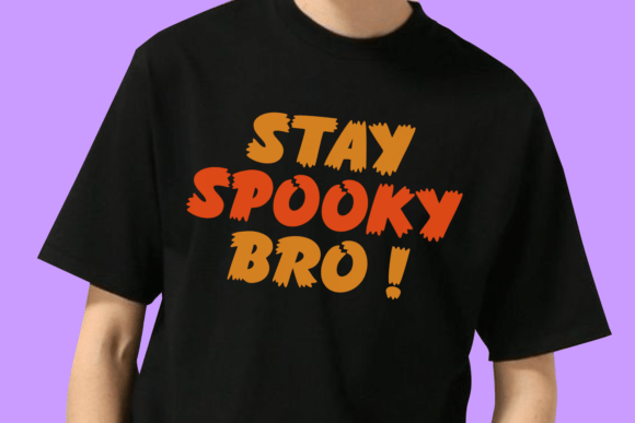 Freaky Ghost Font PNG with transparent background - Preview 4