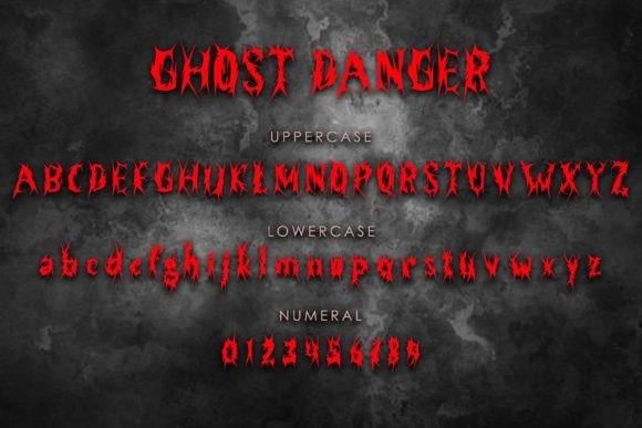 Ghost Danger Font - Preview 5