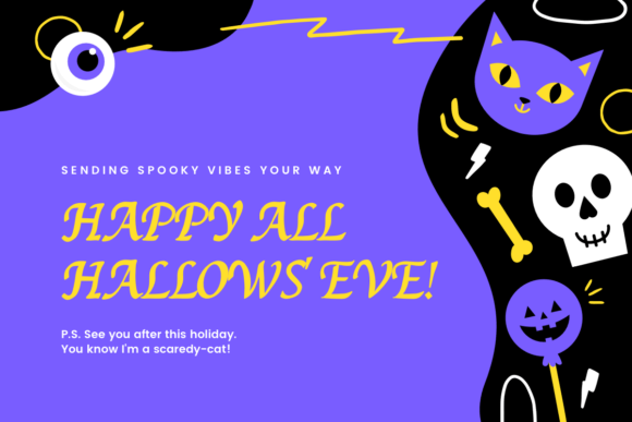 Halloween Black Cat Font - Preview 4