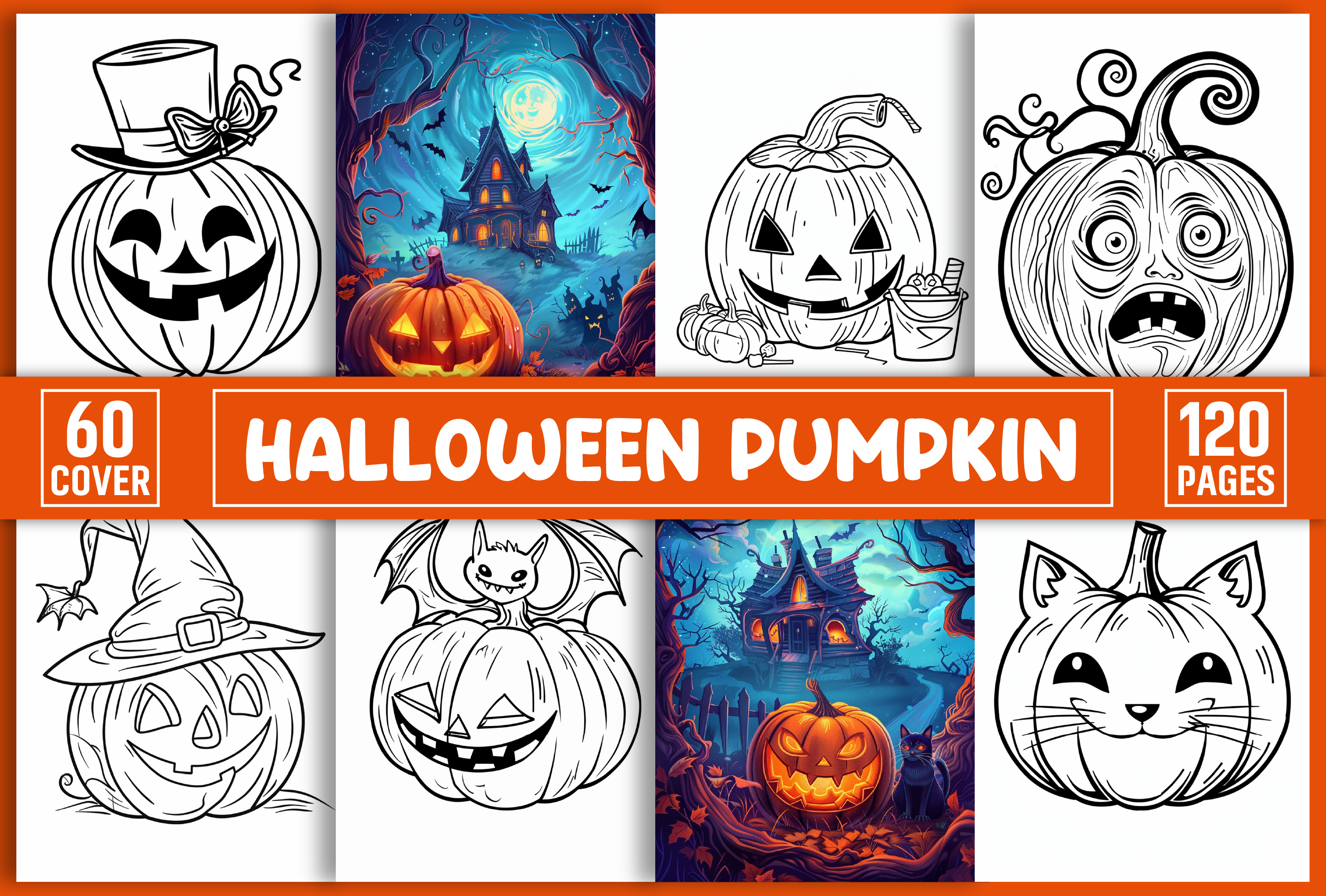 Halloween Pumpkin Coloring Pages