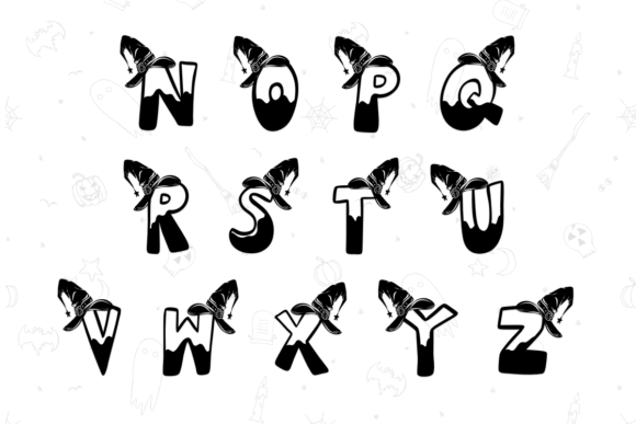 Halloween Witch Hat Font - Preview 2