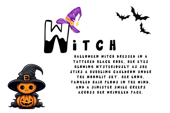 Halloween Witch Hat Font - Preview 4