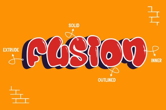 Juicy Snap Font PNG with transparent background - Preview 1