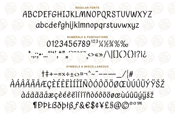 Kemotaku Font PNG with transparent background - Preview 3