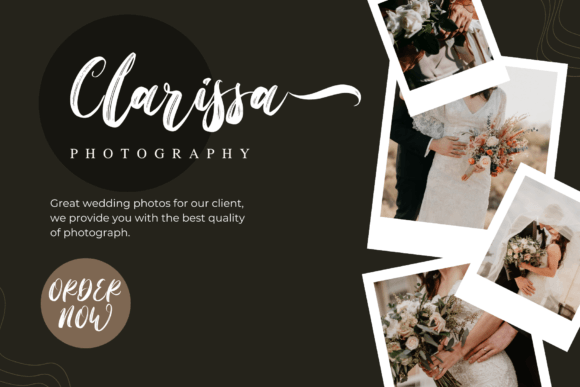 Larissa Clarra Font PNG with transparent background - Preview 3