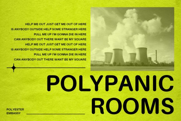 Polyester Embassy Font PNG with transparent background - Preview 1