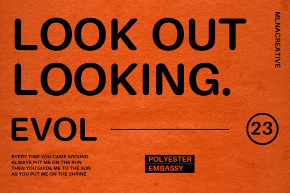 Polyester Embassy Font PNG with transparent background - Preview 2
