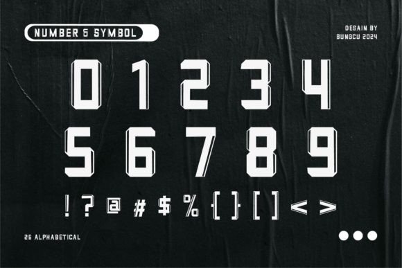 Routher Font PNG with transparent background - Preview 3