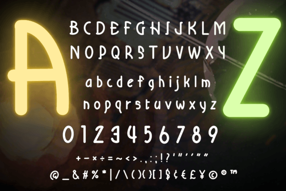 Semi Science-fiction Font PNG with transparent background - Preview 1