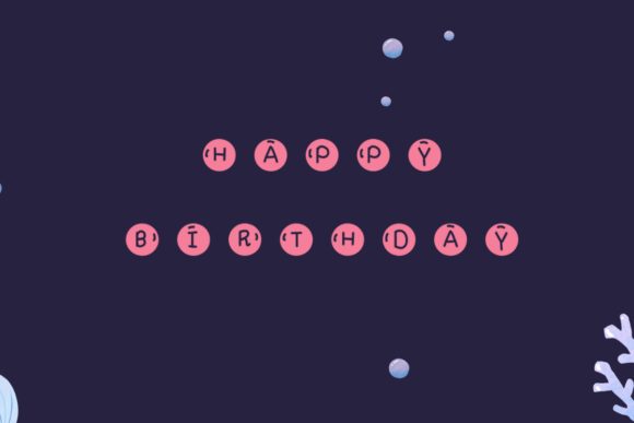 Bubble Foam Font - Preview 1