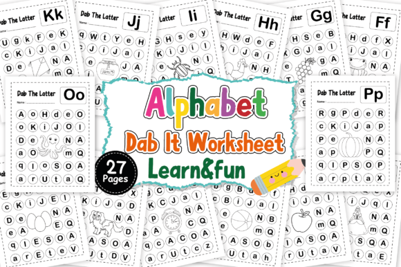Alphabet Dab It Worksheet