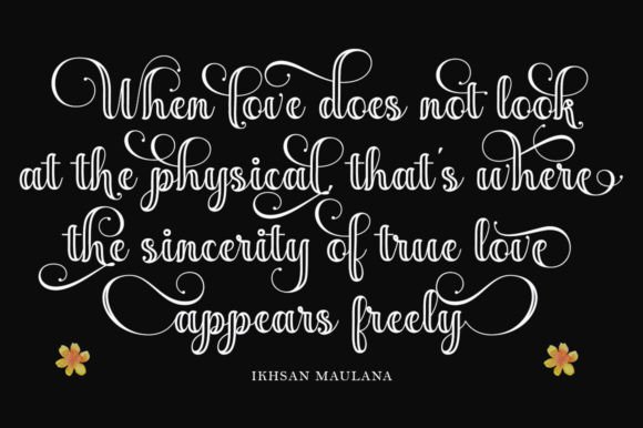 Antalea Outline Font - Preview 1