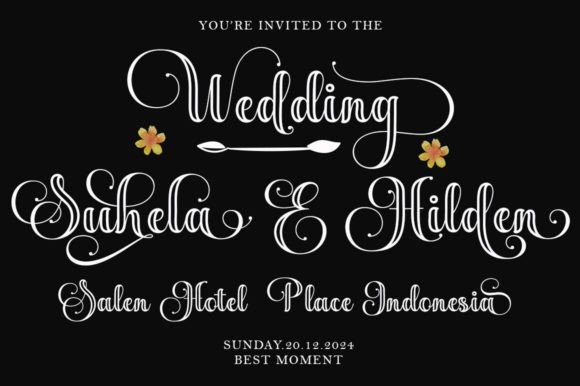 Antalea Outline Font - Preview 4