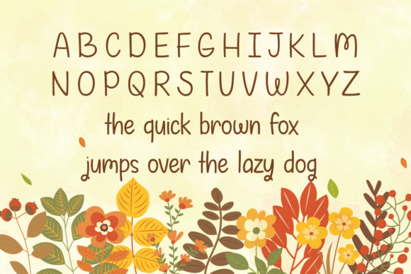Autumn in September Font - Preview 1