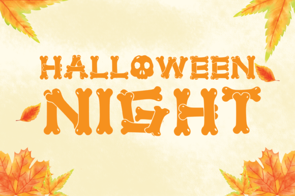 Bone Boo Font - Preview 1