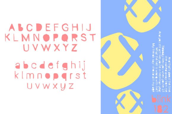 Child Block Font PNG with transparent background - Preview 1