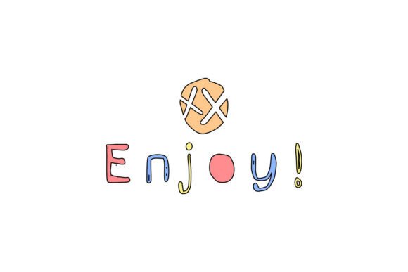 Child Block Font PNG with transparent background - Preview 3