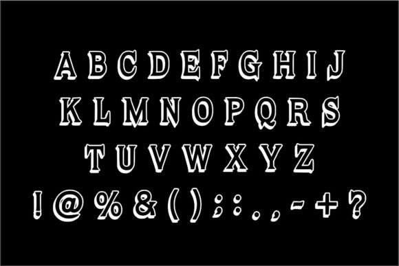 Dark Castle Font PNG with transparent background - Preview 3