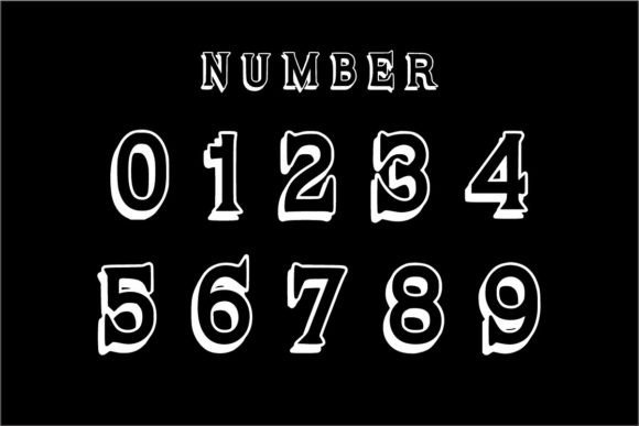 Dark Castle Font PNG with transparent background - Preview 4