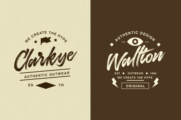 Deviantly Brush Font PNG with transparent background - Preview 3