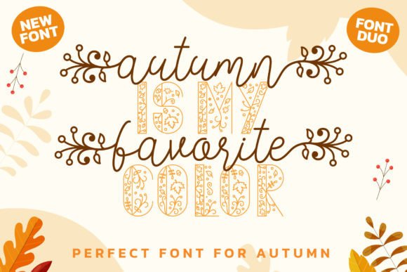 Dream Fall Duo Font - Preview 3