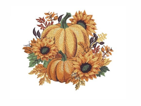 Floral Pumpkin