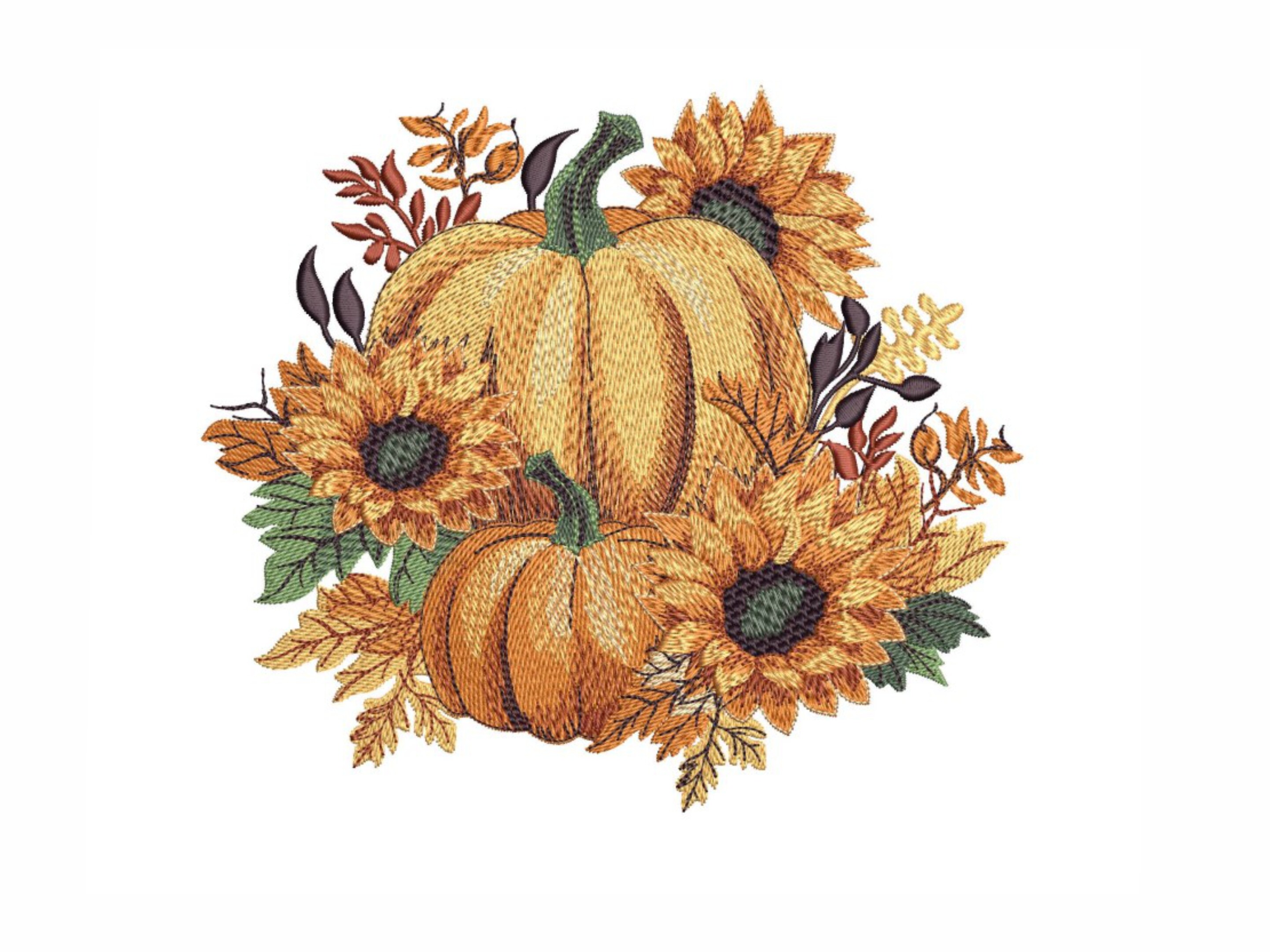 Floral Pumpkin