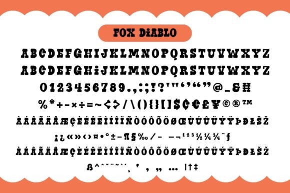Fox Diablo Font - Preview 5