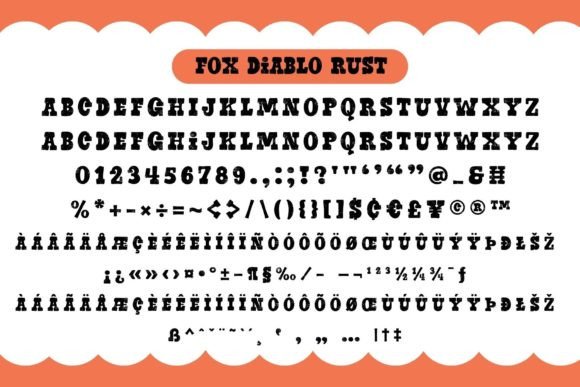 Fox Diablo Font - Preview 6