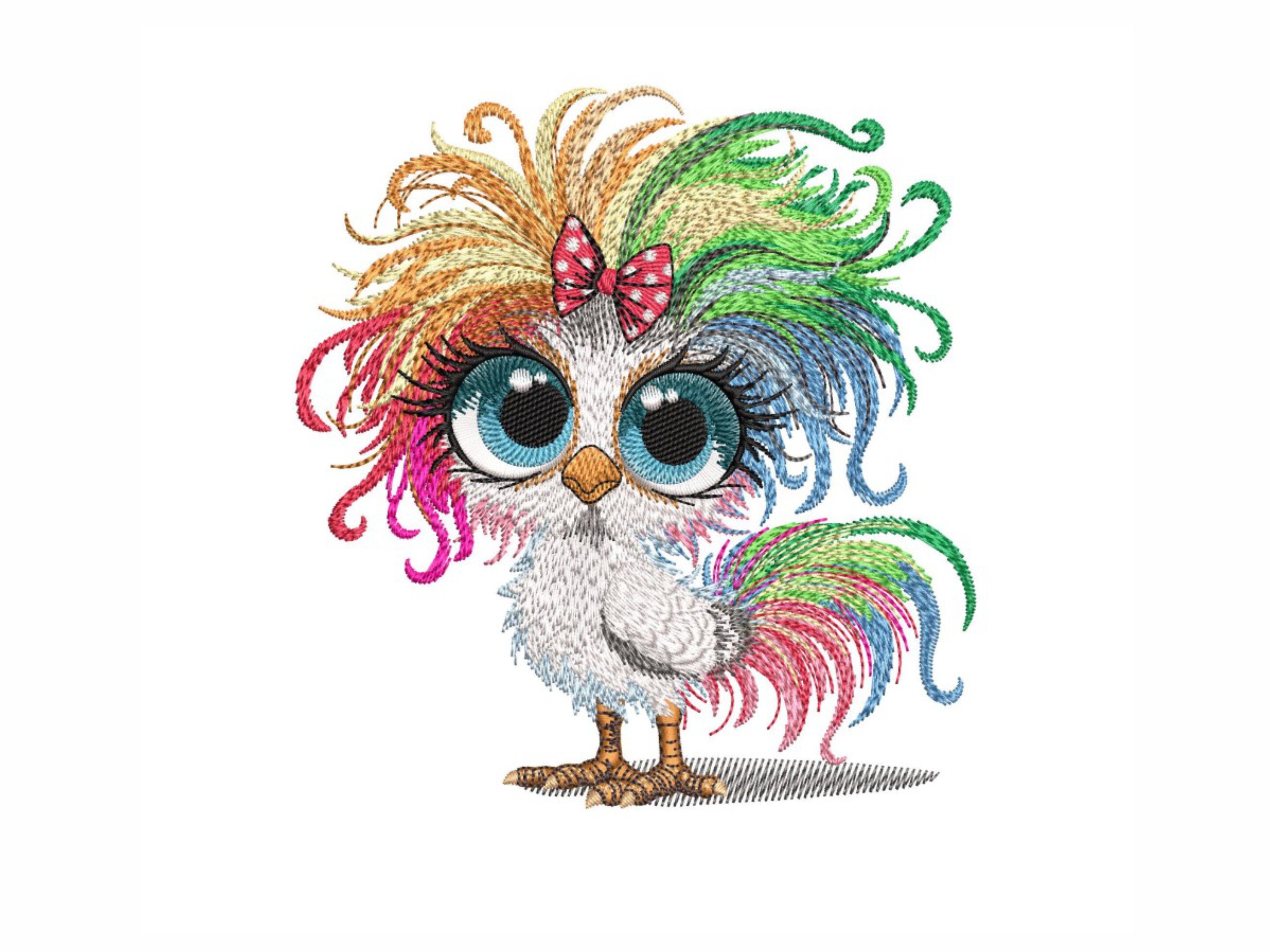 Funny Crazy Chicken