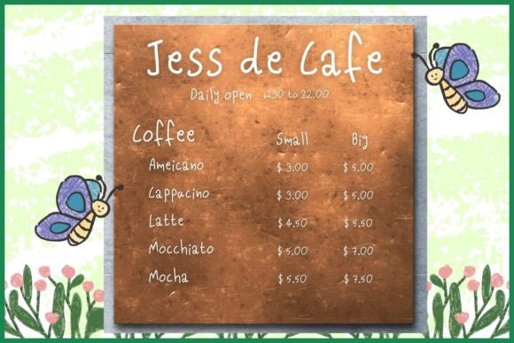 Gifta Font PNG with transparent background - Preview 3